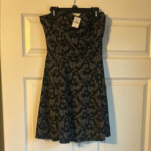 NWT! Elegant Black Floral Dress